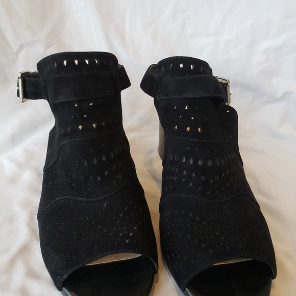 Bella Vita Fonda Slingback Black Peep Toe Sandal - Picture 4 of 12